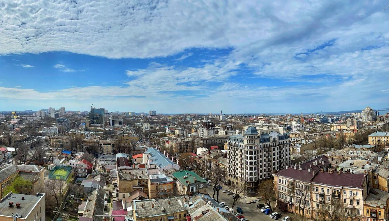 Апартаменты Капитан, Море, Шикарный Вид!!! Odessa Eksteriør bilde