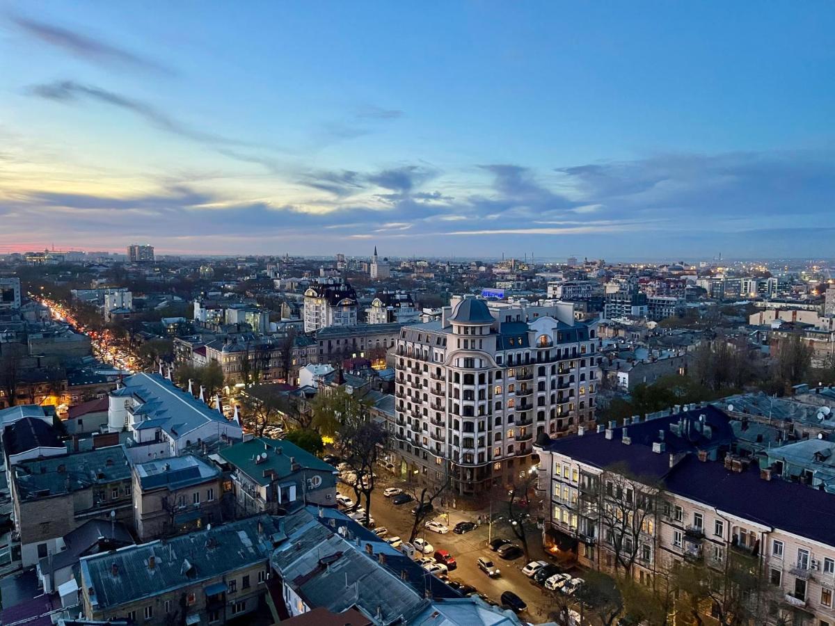 Апартаменты Капитан, Море, Шикарный Вид!!! Odessa Eksteriør bilde