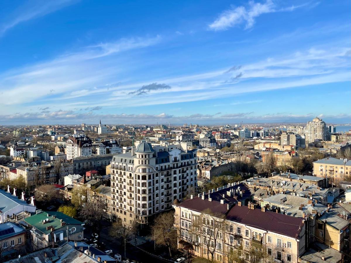 Апартаменты Капитан, Море, Шикарный Вид!!! Odessa Eksteriør bilde